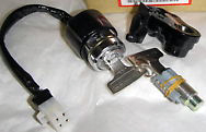 Honda 750 ignition switch with matching fork lock and seat lock